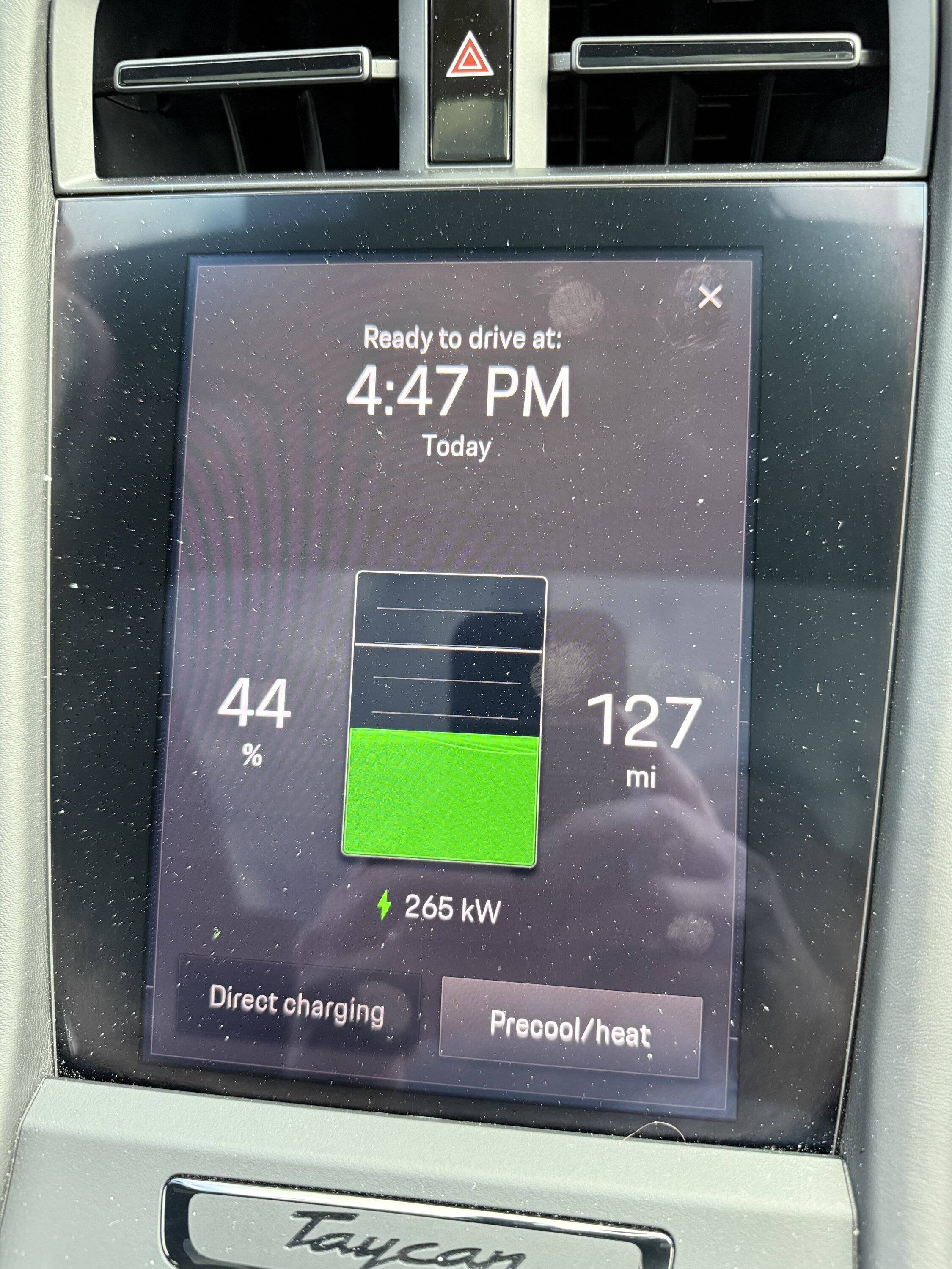 Porsche Taycan EA Charging in Jacksonville March 2025 IMG_0327