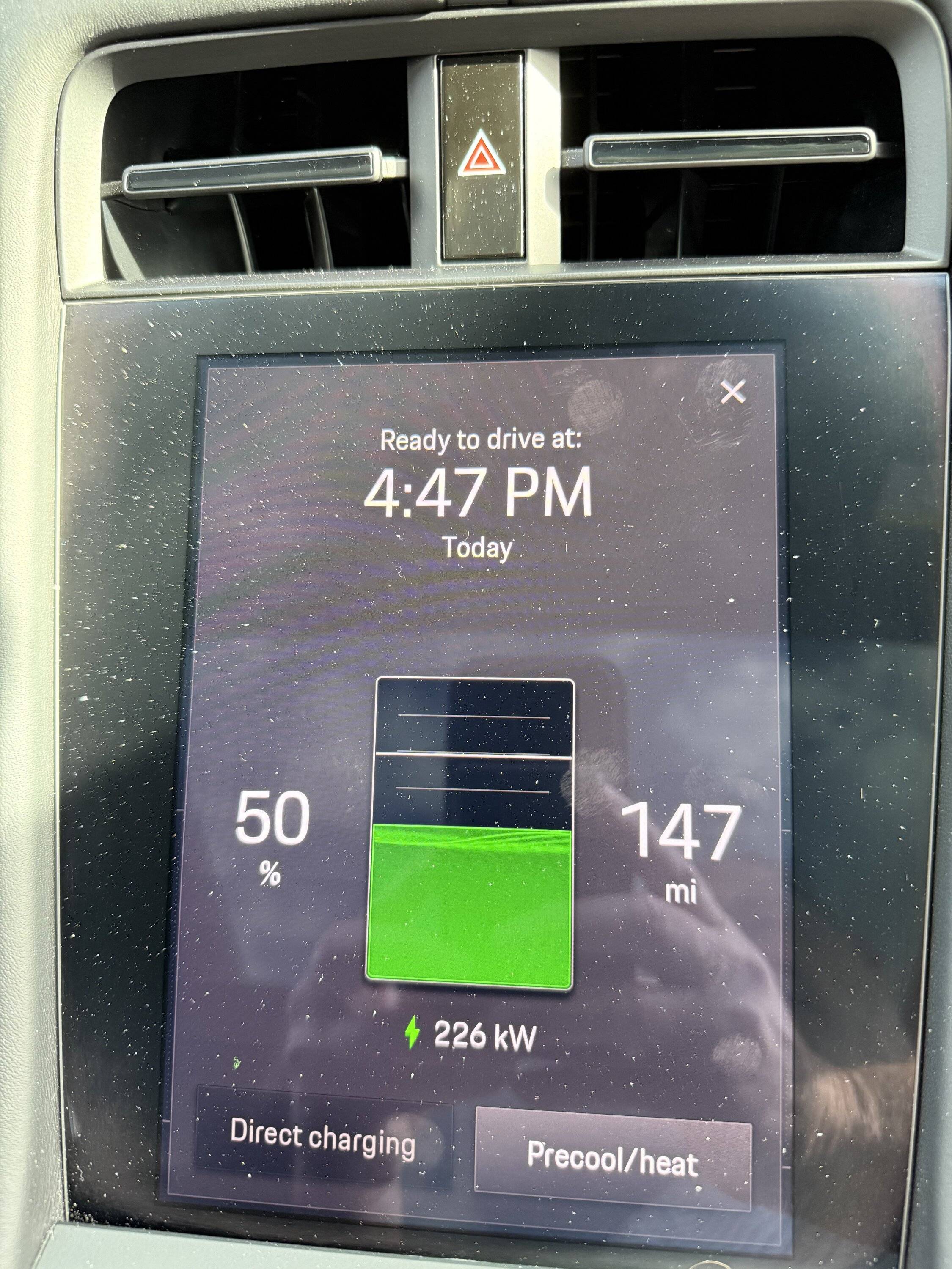 Porsche Taycan EA Charging in Jacksonville March 2025 IMG_0328