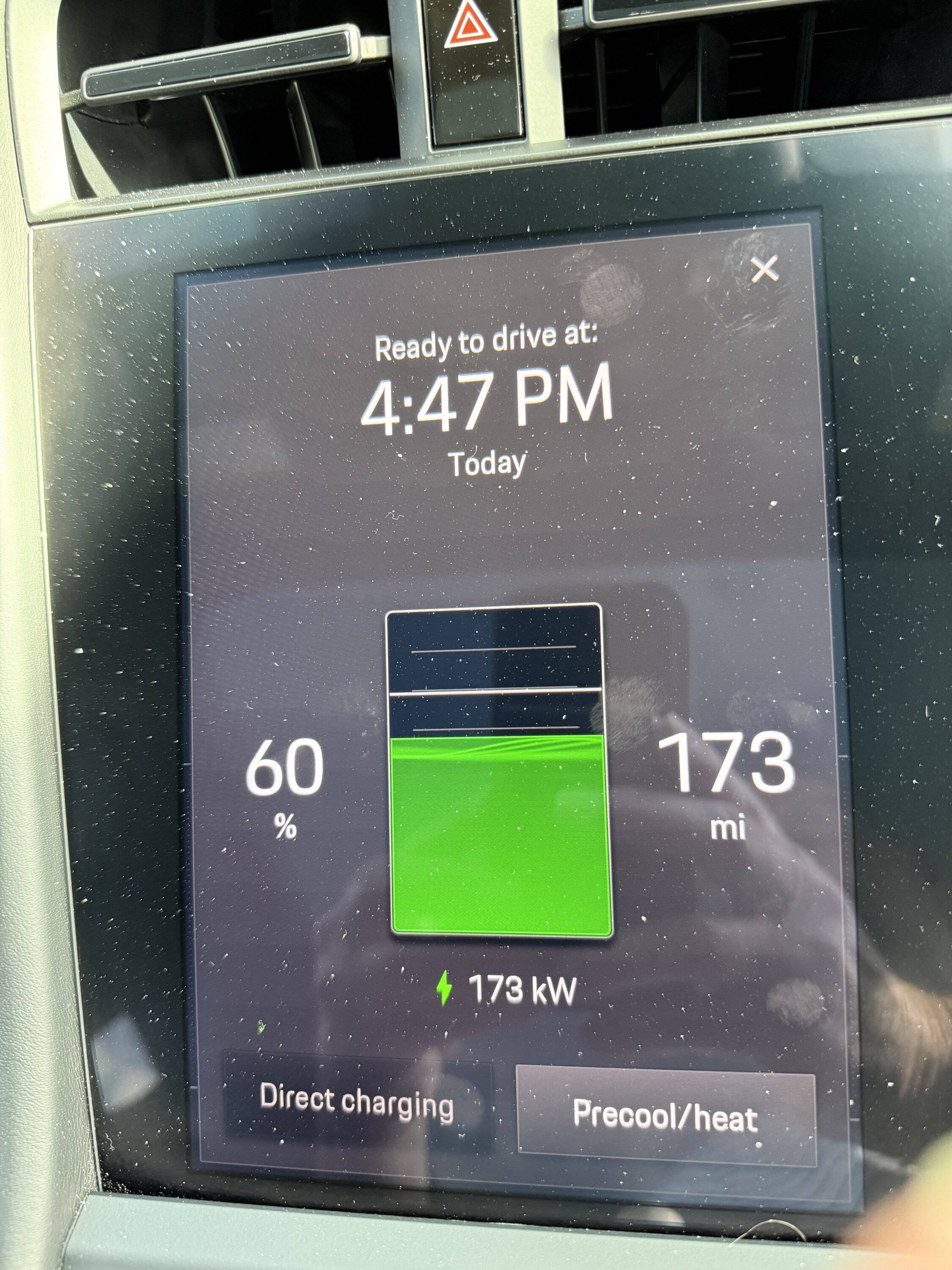 Porsche Taycan EA Charging in Jacksonville March 2025 IMG_0329