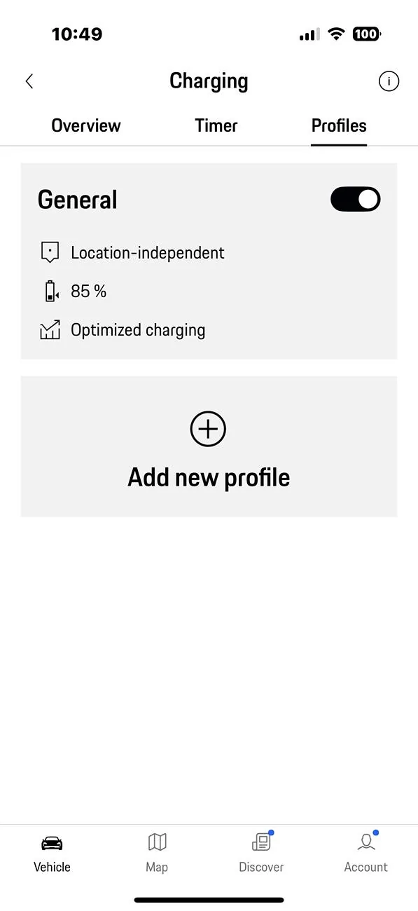 Porsche Taycan Taycan J1.1 Charging Limit Bar Option IMG_0839