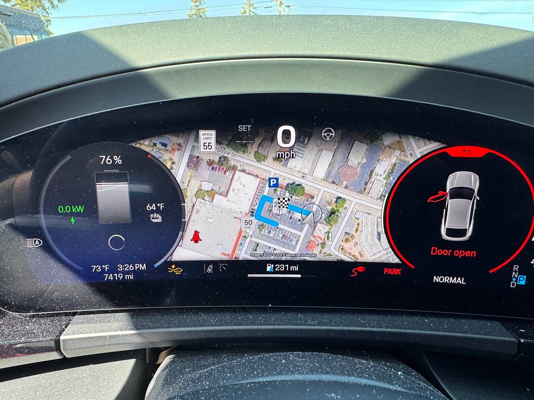 Porsche Taycan Tesla Supercharger success with NACS adapter! IMG_5563