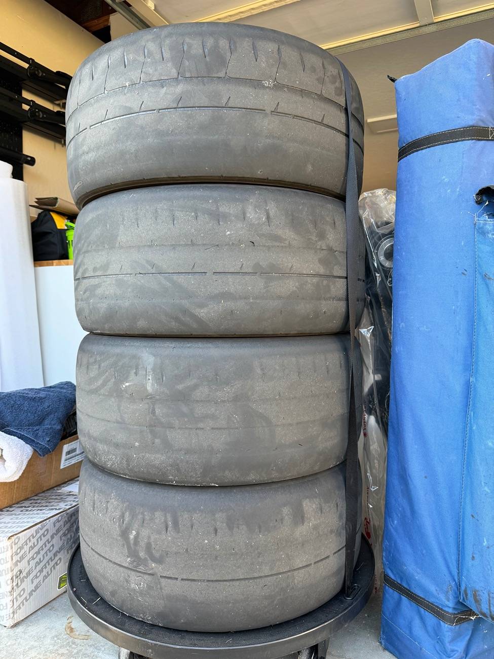 Porsche Taycan 285/35-20 Square Setup for Track IMG_3279