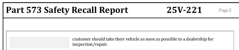 Porsche Taycan Recall: Front passenger air bag may be deactivated by classification system error (ASA2). 2022-23 Taycans. April 8, 2025 1744459255457-os
