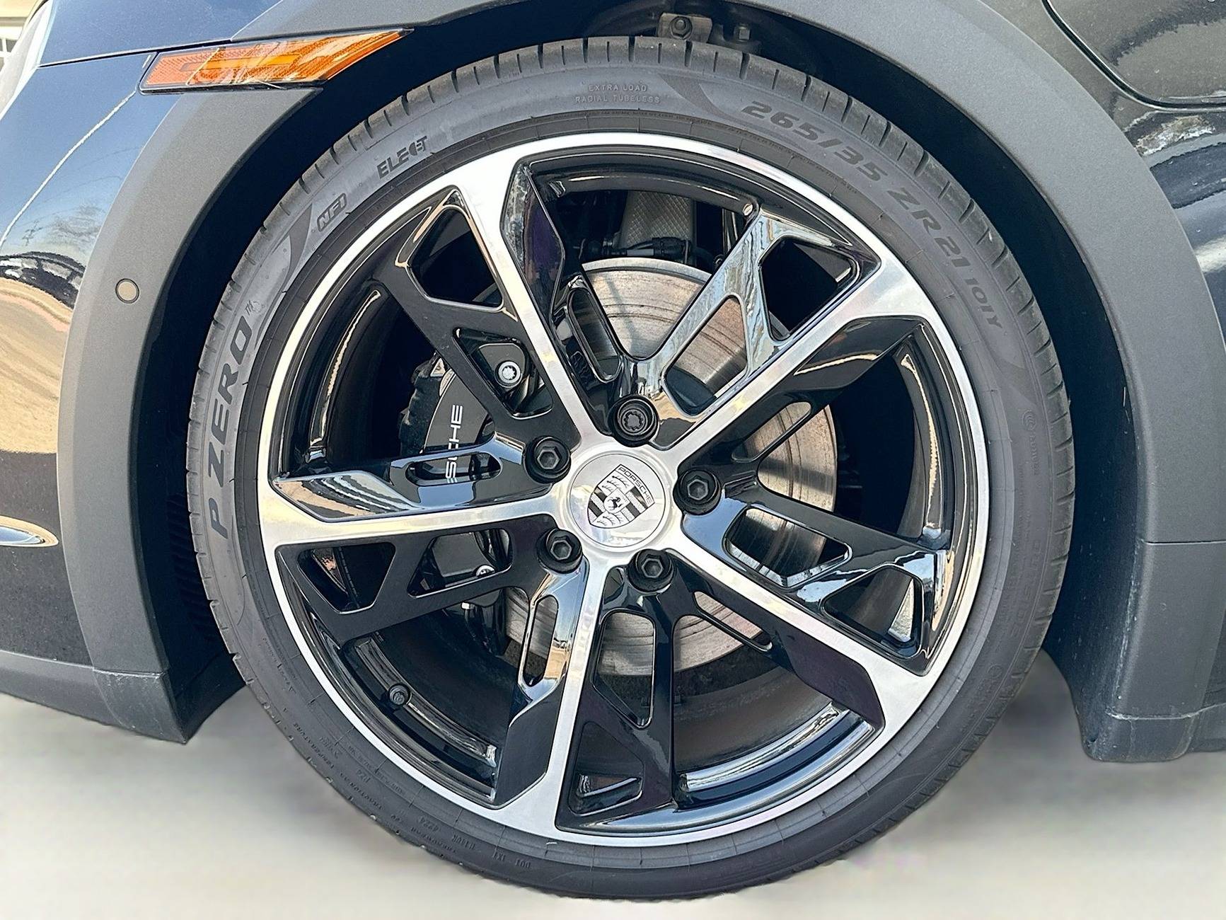 Porsche Taycan CT Turbo S wheel arches Taycan-CT-front