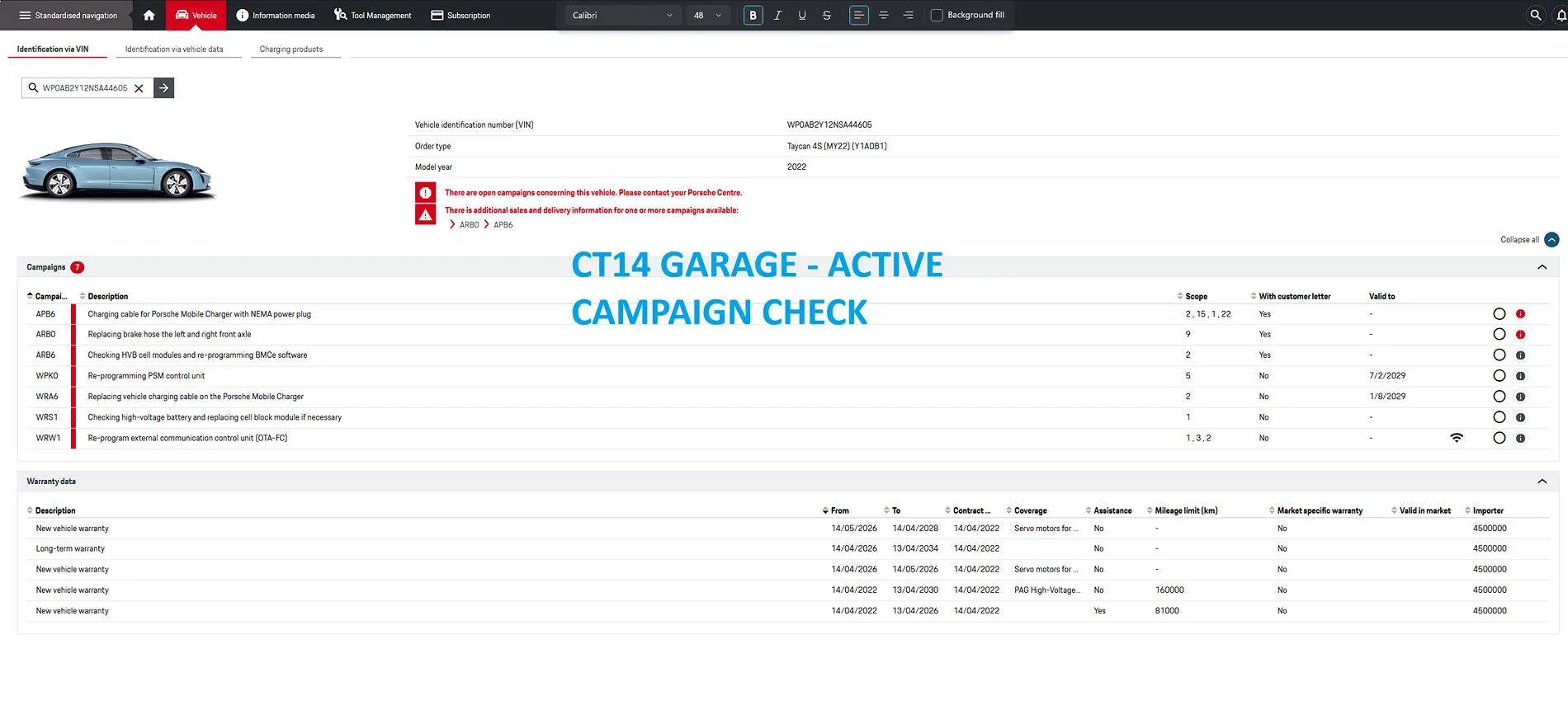 Porsche Taycan [FREE] CAMPAIGN RECALL AND SERVICE HISTORY CHECK 1744981976068-bl