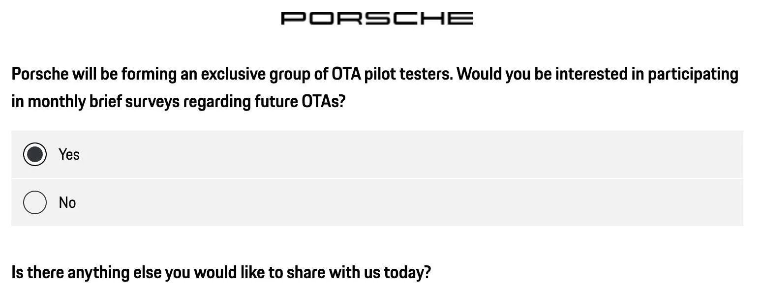 Porsche Taycan New OTA Pilot Testers :) Finally?? Screenshot 2025-04-22 at 11.00.10 AM