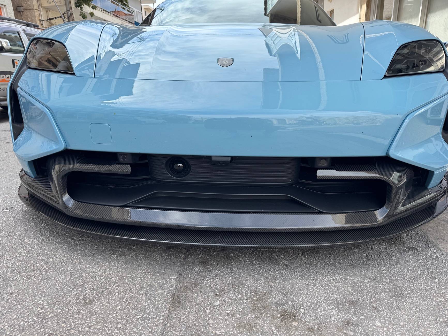 Porsche Taycan New Full Carbon Fiber Body Kit Install in Taycan Turbo 2025 IMG_2846