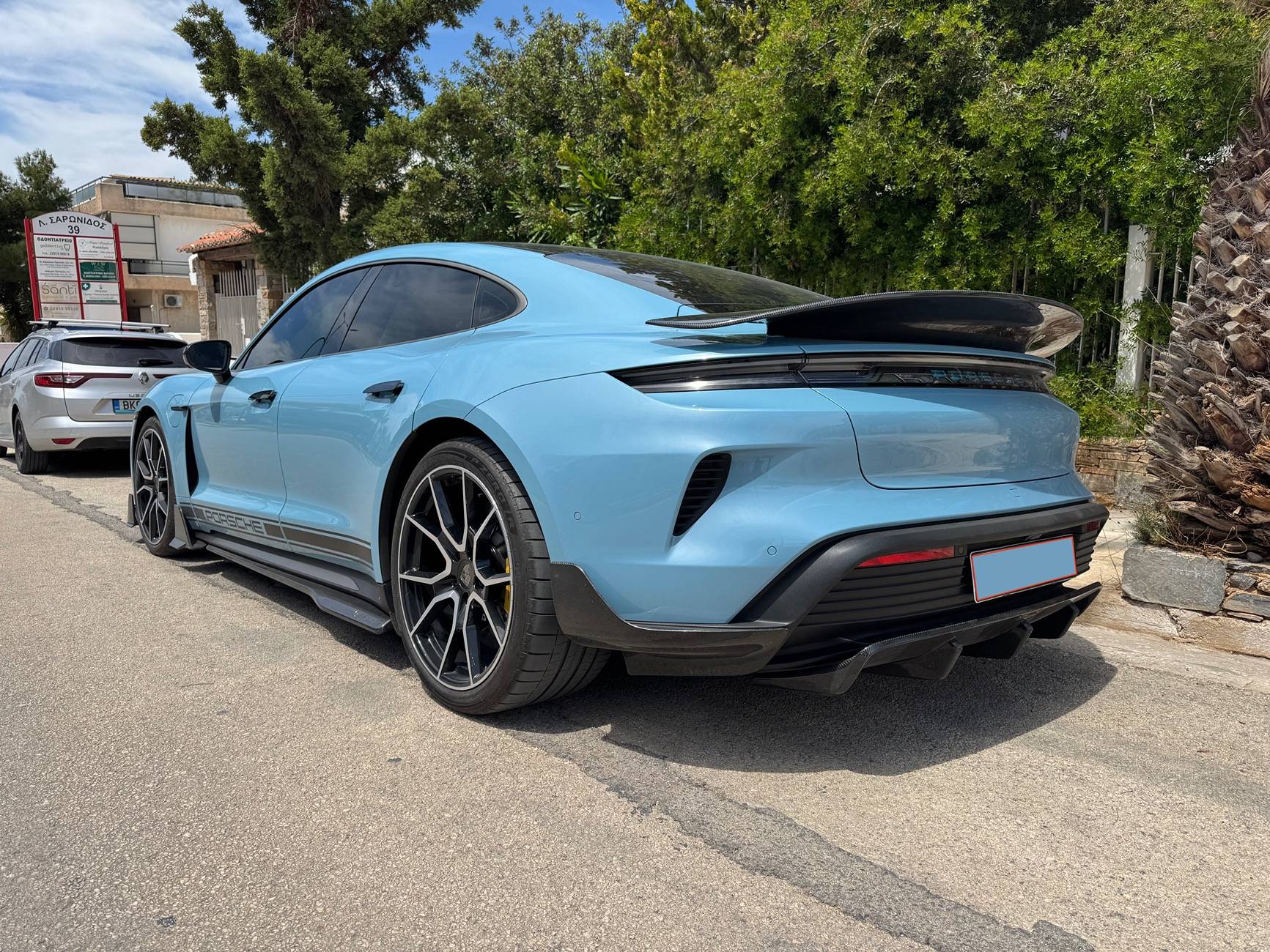 Porsche Taycan New Full Carbon Fiber Body Kit Install in Taycan Turbo 2025 IMG_2840