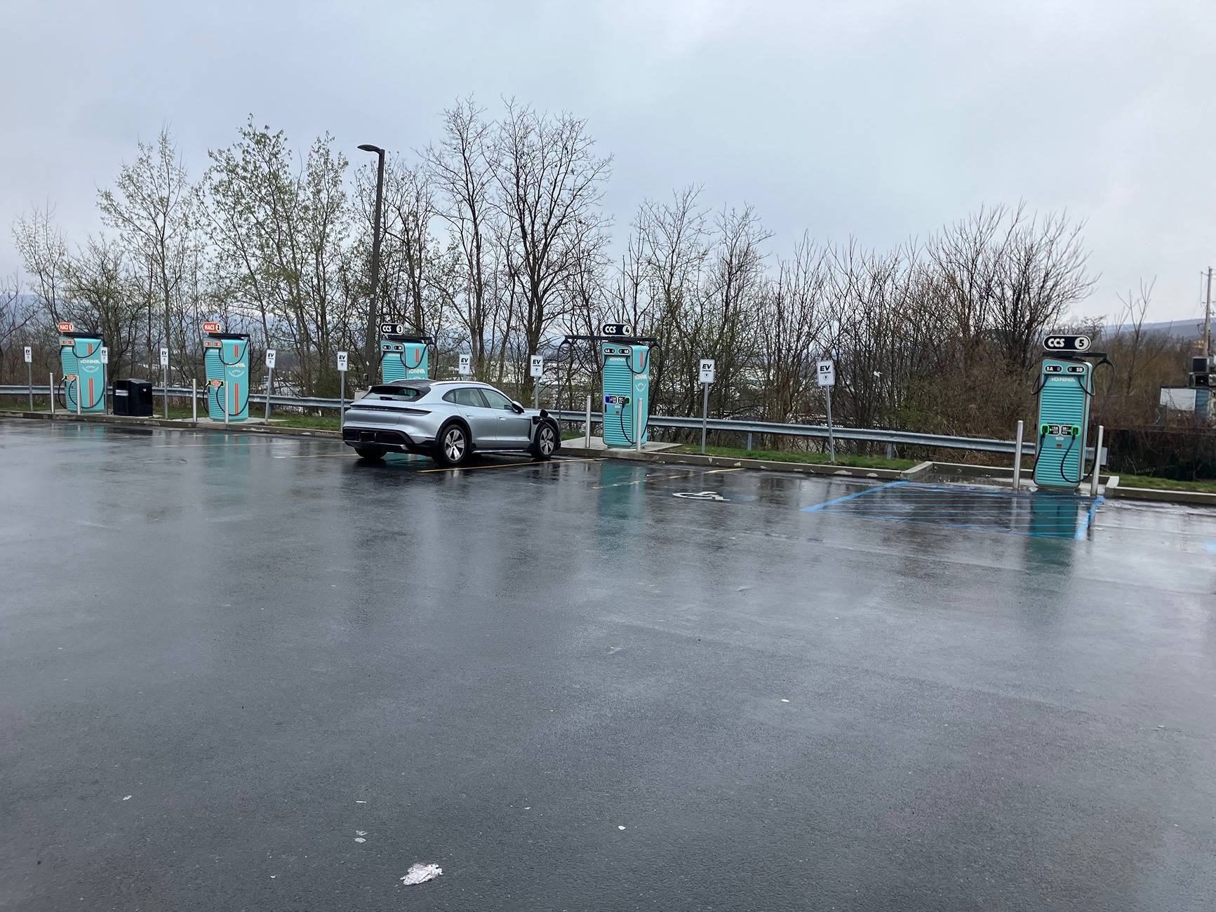 Porsche Taycan April 2025:  1900-mile eastern USA road trip experiences IonnaScrantonPA250410