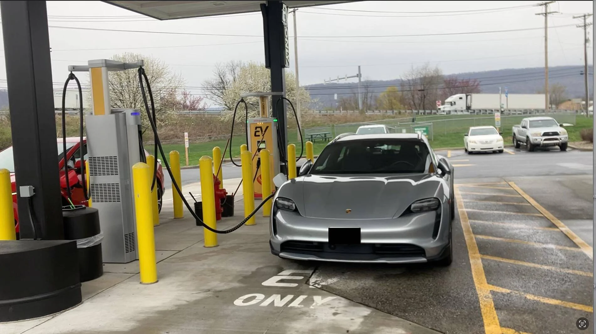 Porsche Taycan April 2025:  1900-mile eastern USA road trip experiences CP_Loves_JonestownPA250410