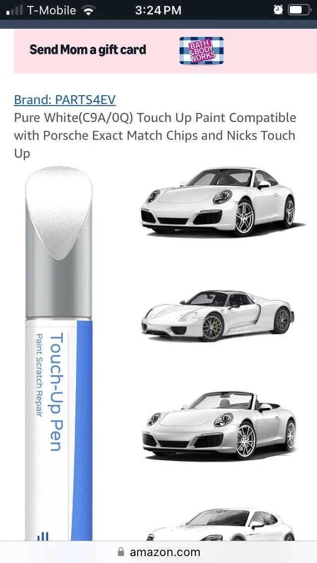 Porsche Taycan Mission-E Touch-up paint colours? IMG_8271