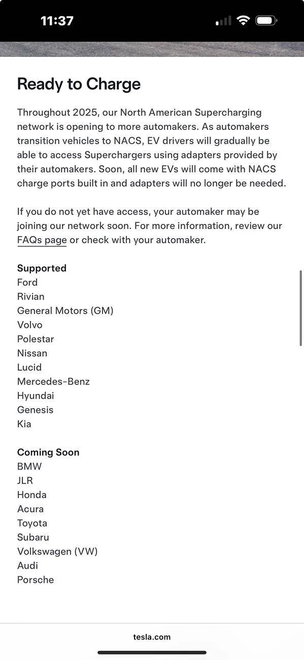 Porsche Taycan Porsche is now listed on Tesla’s site for supercharger access 1747582759814-7y