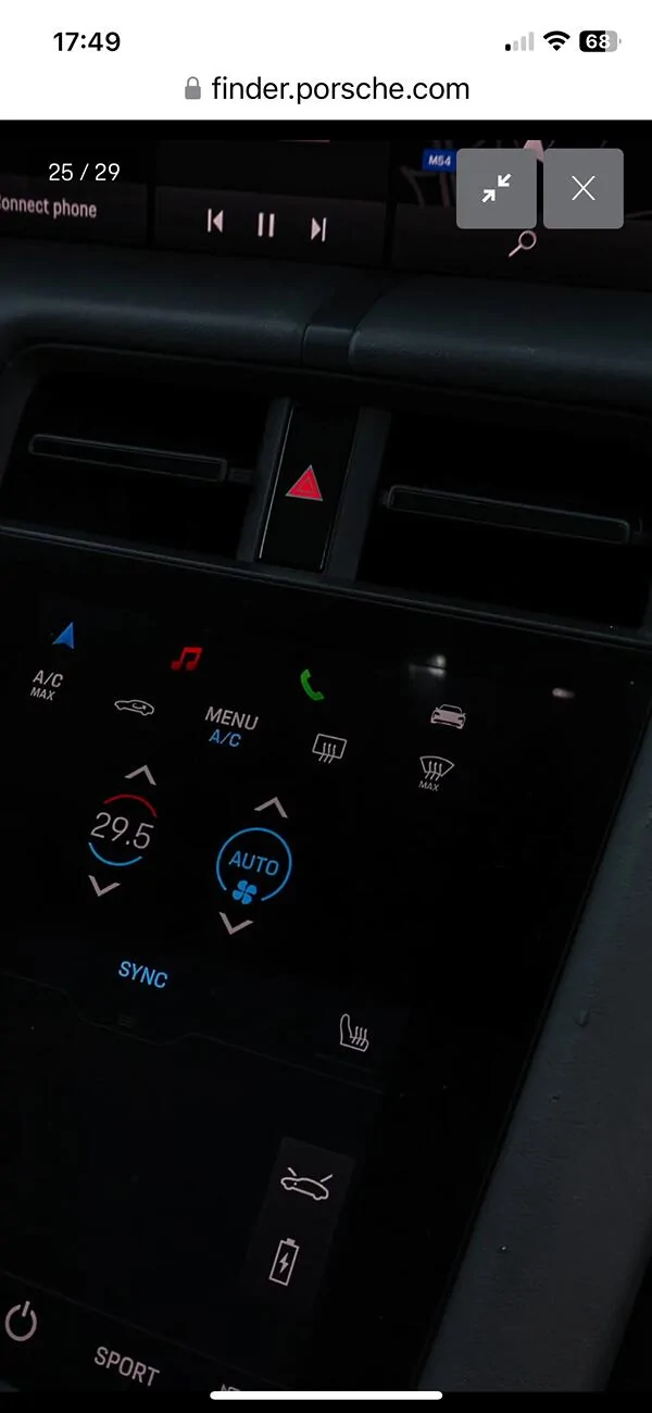 Porsche Taycan Changing drive modes without Sport Chrono IMG_3670