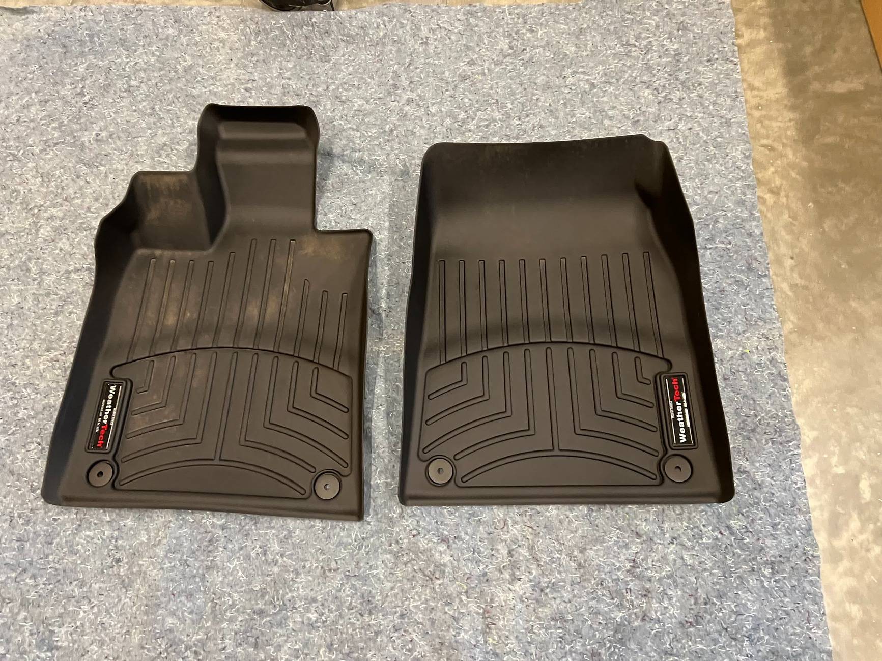 Porsche Taycan FS: WeatherTech front mats (driver + passenger side) IMG_5019