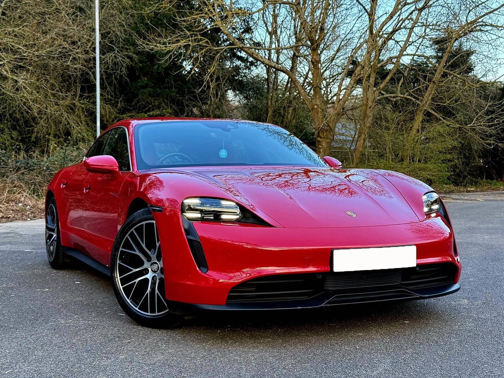 Porsche Taycan Hi, new member here Taycan 4s Front