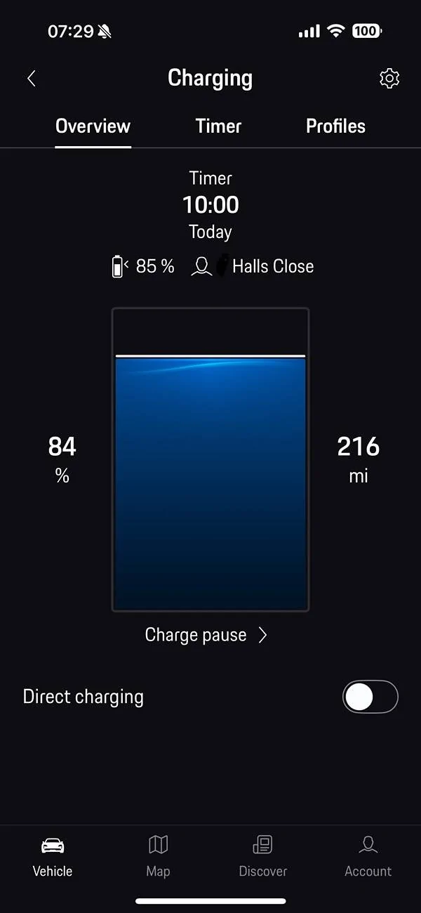 Porsche Taycan Charging profile time difference IMG_3960