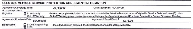 Porsche Taycan Extended Warranty Pricing from Porsche - 2025 1748624425984-p9