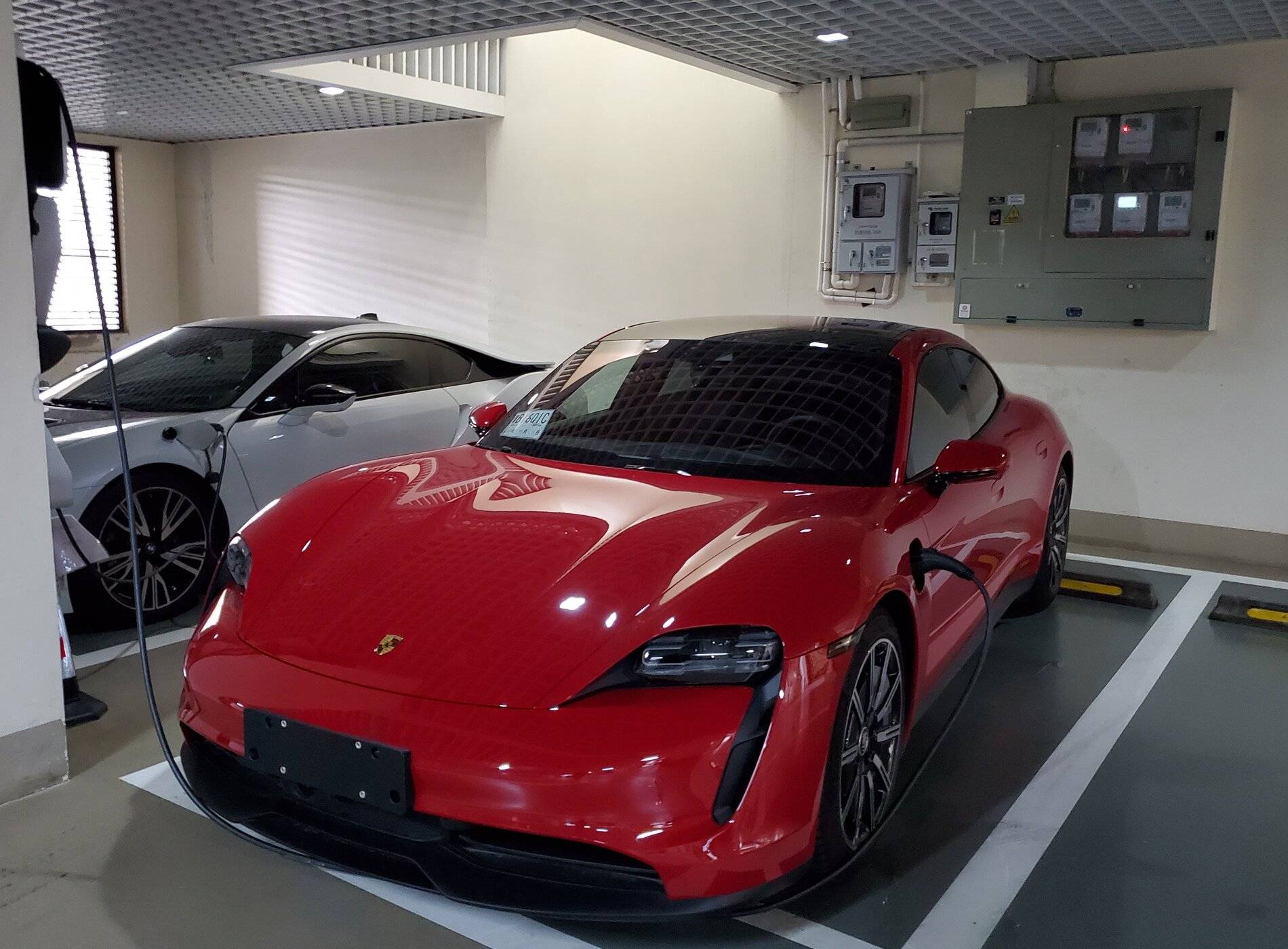 Porsche Taycan What level are you?  Post your garage charging plans or what you've done 20200910_155827