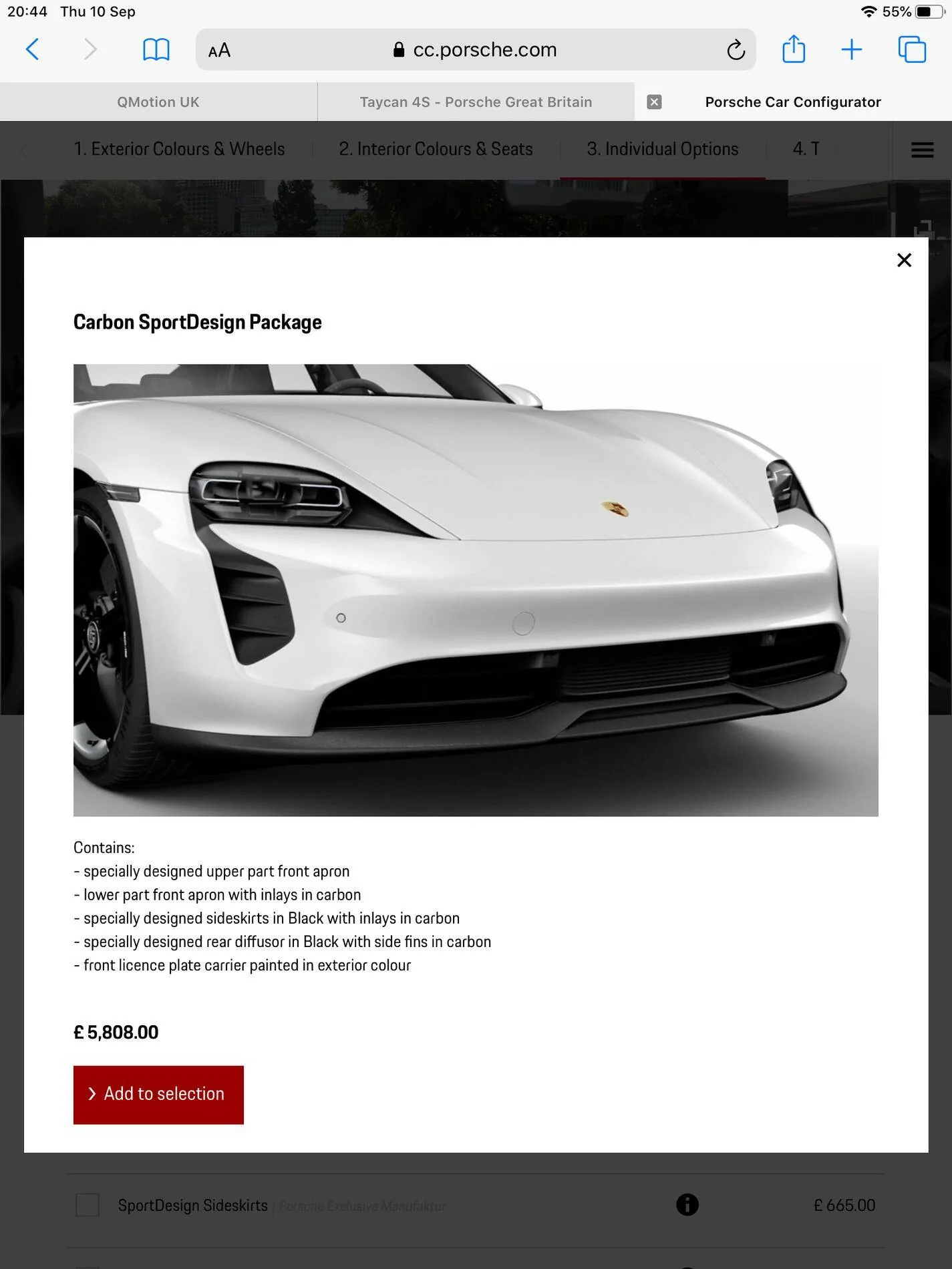 Porsche Taycan Swiss Taycan configurator update shows some new options 53201FA5-8235-450D-B182-38B700CA5489