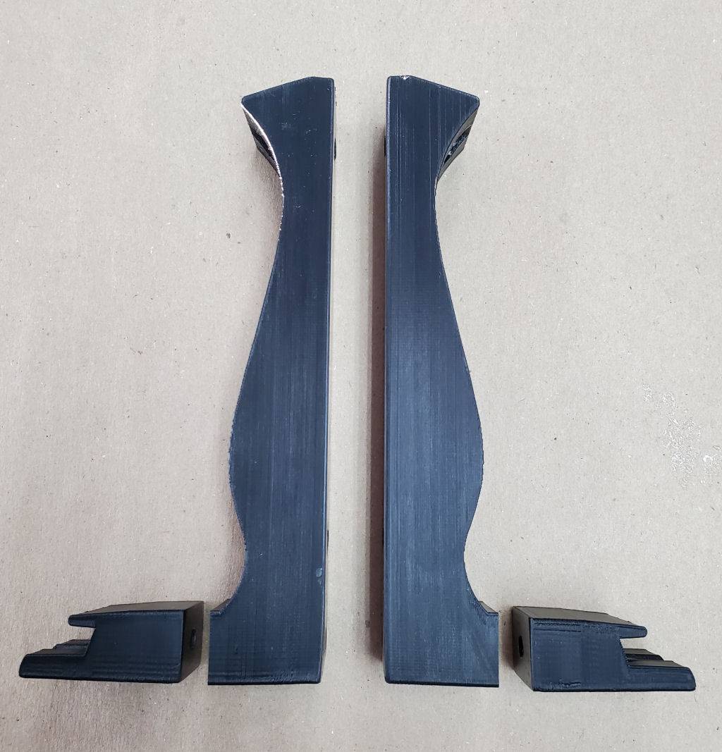 Porsche Taycan 3D Printed Removable Front Plate Mount for Taycan (Print Files Attached) Mounts Profile