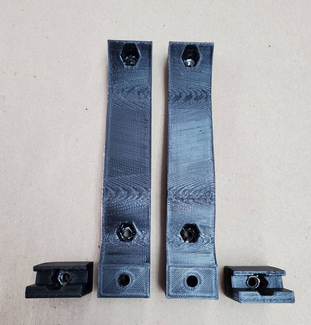 Porsche Taycan 3D Printed Removable Front Plate Mount for Taycan (Print Files Attached) Bolt Holes