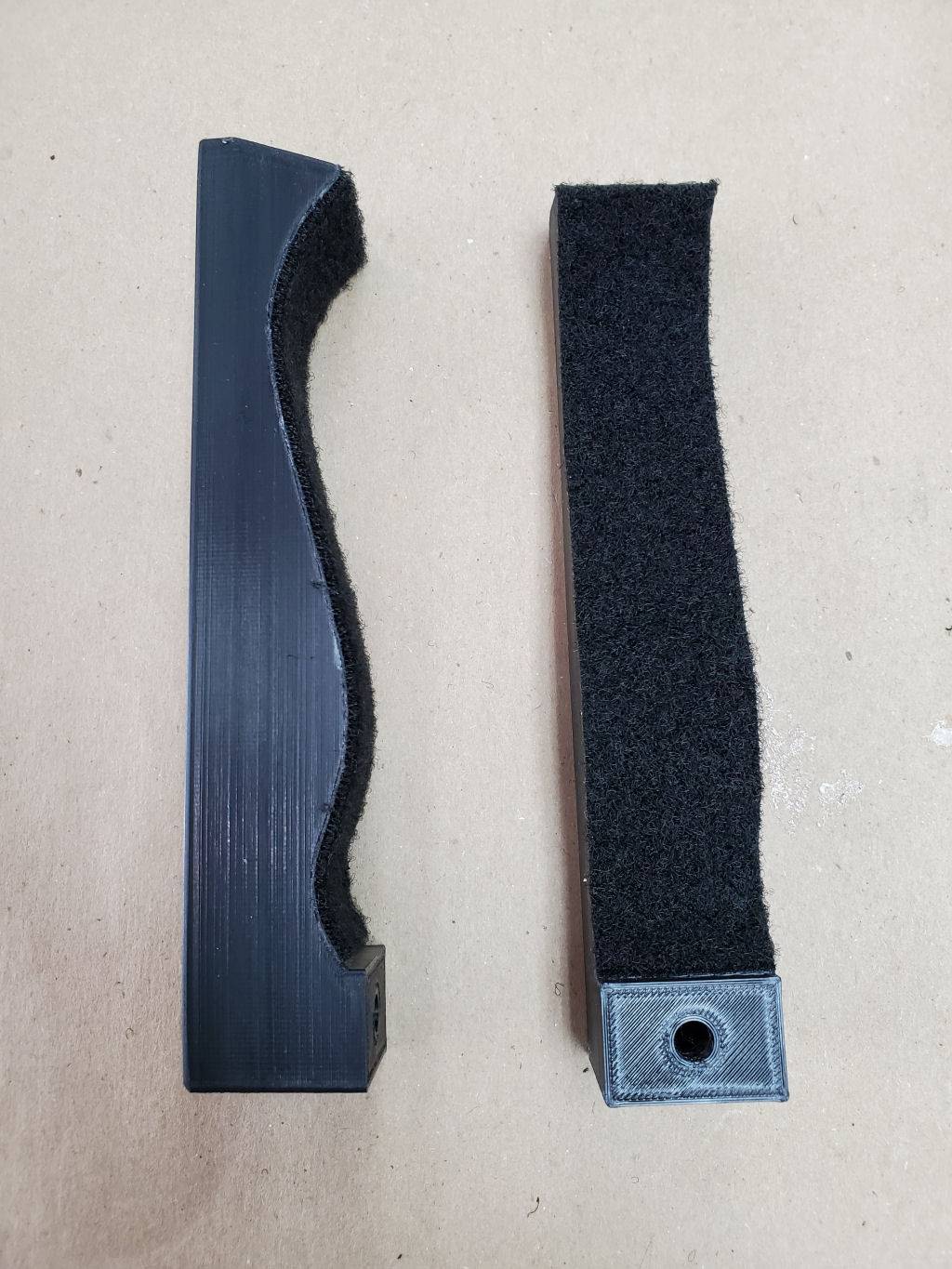 Porsche Taycan 3D Printed Removable Front Plate Mount for Taycan (Print Files Attached) Velcro Installed