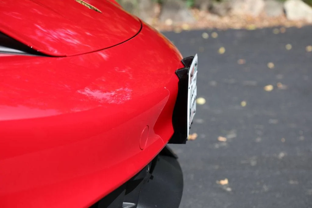 Porsche Taycan 3D Printed Removable Front Plate Mount for Taycan (Print Files Attached) Profil