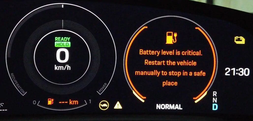 Porsche Taycan 0% range left 1600496730101