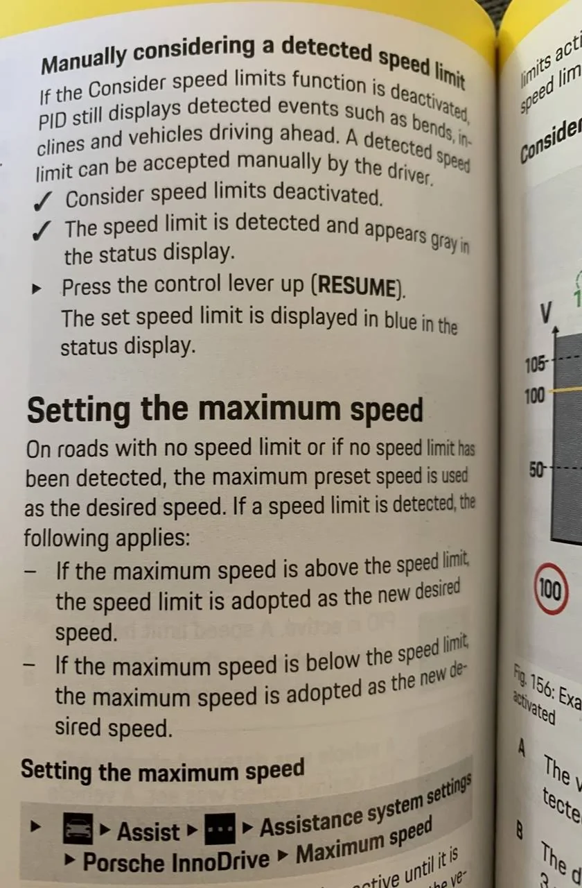 Porsche Taycan InnoDrive autospeed adjusmtent defeat? 05B5CAF2-0423-4377-9424-CBCCC7156D16