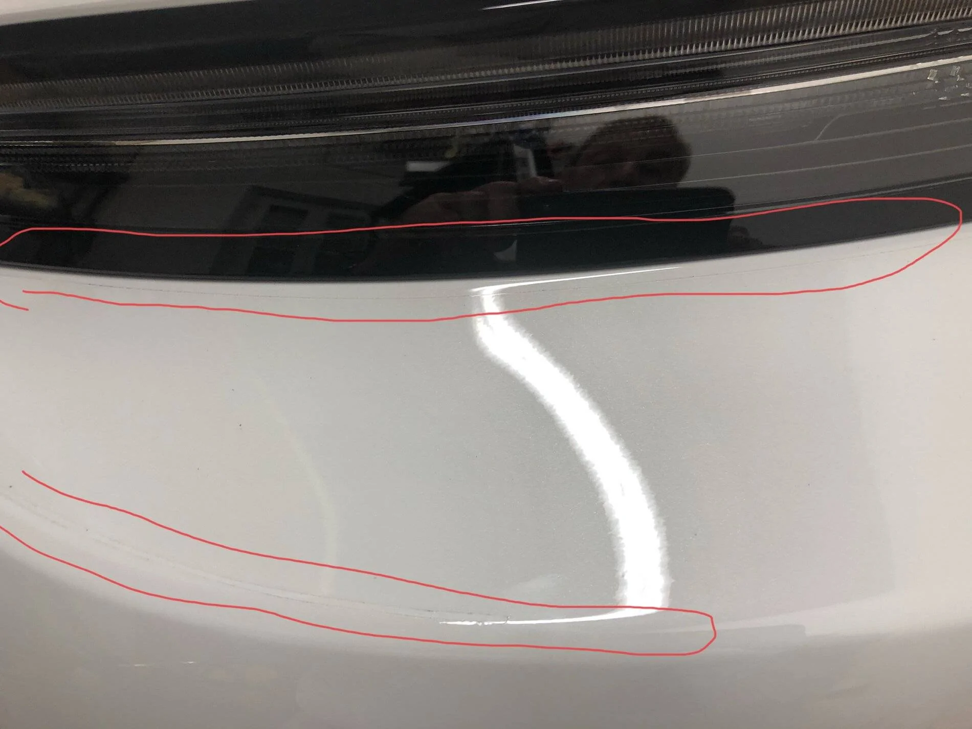 Porsche Taycan Does anyone else with full PPF have a seam like this? B35D17F5-3D0B-4CBD-8729-253883EB8BAE