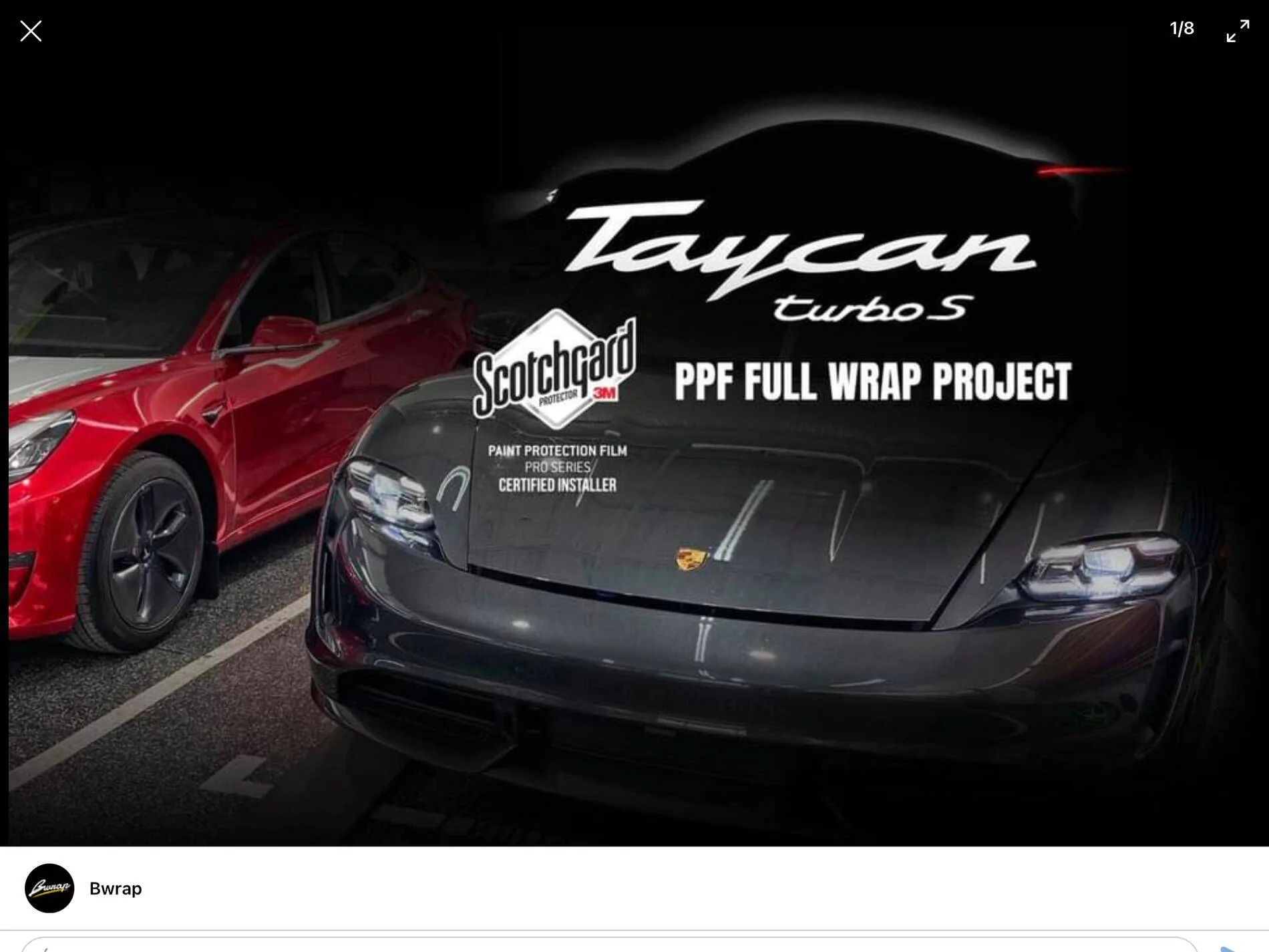 Porsche Taycan Does anyone else with full PPF have a seam like this? CBA06947-5583-4159-9FD2-B7A3A9267D1A
