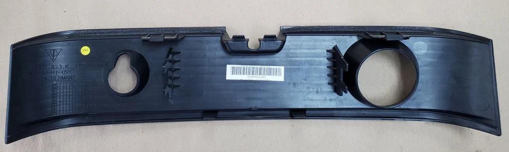 Porsche Taycan 3D Printed Removable Front Plate Mount for Taycan (Print Files Attached) Trim Panel Rear