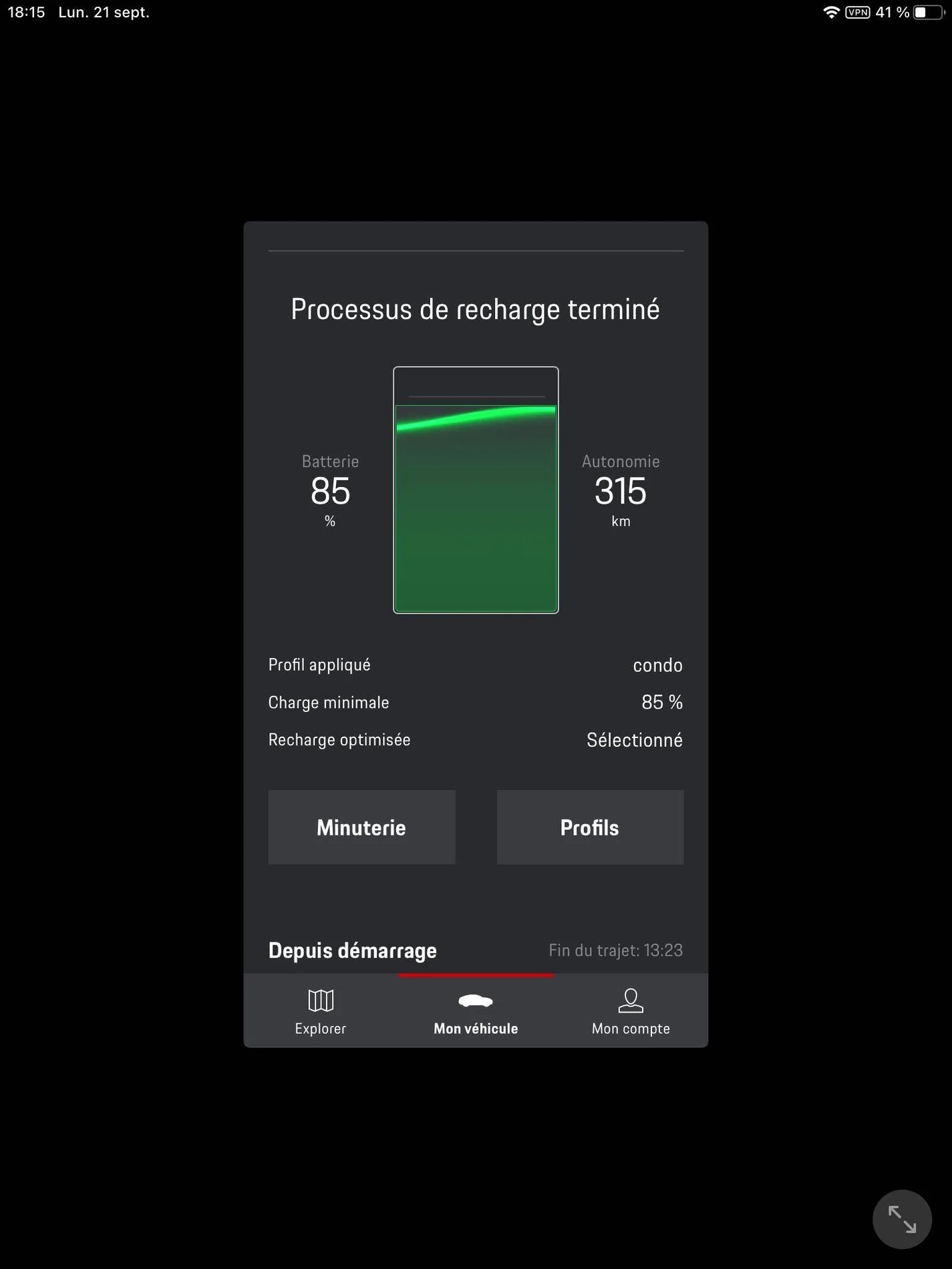 Porsche Taycan Taycan charges to 100% despite profile 8A8AC271-0CC5-4BE9-A434-C9317A2D096E