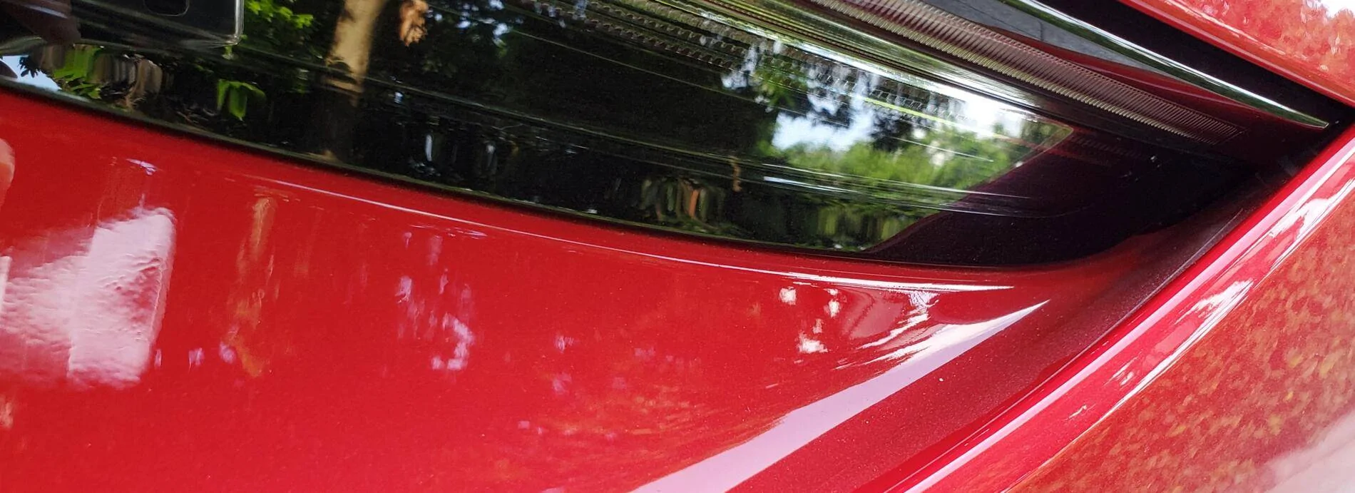 Porsche Taycan Does anyone else with full PPF have a seam like this? 1600740278678