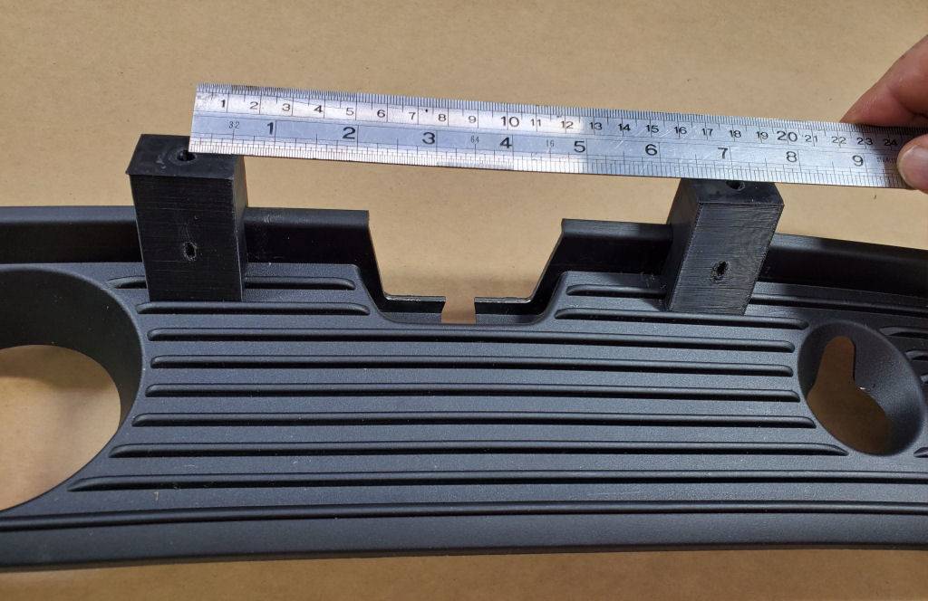 Porsche Taycan 3D Printed Removable Front Plate Mount for Taycan (Print Files Attached) Install4