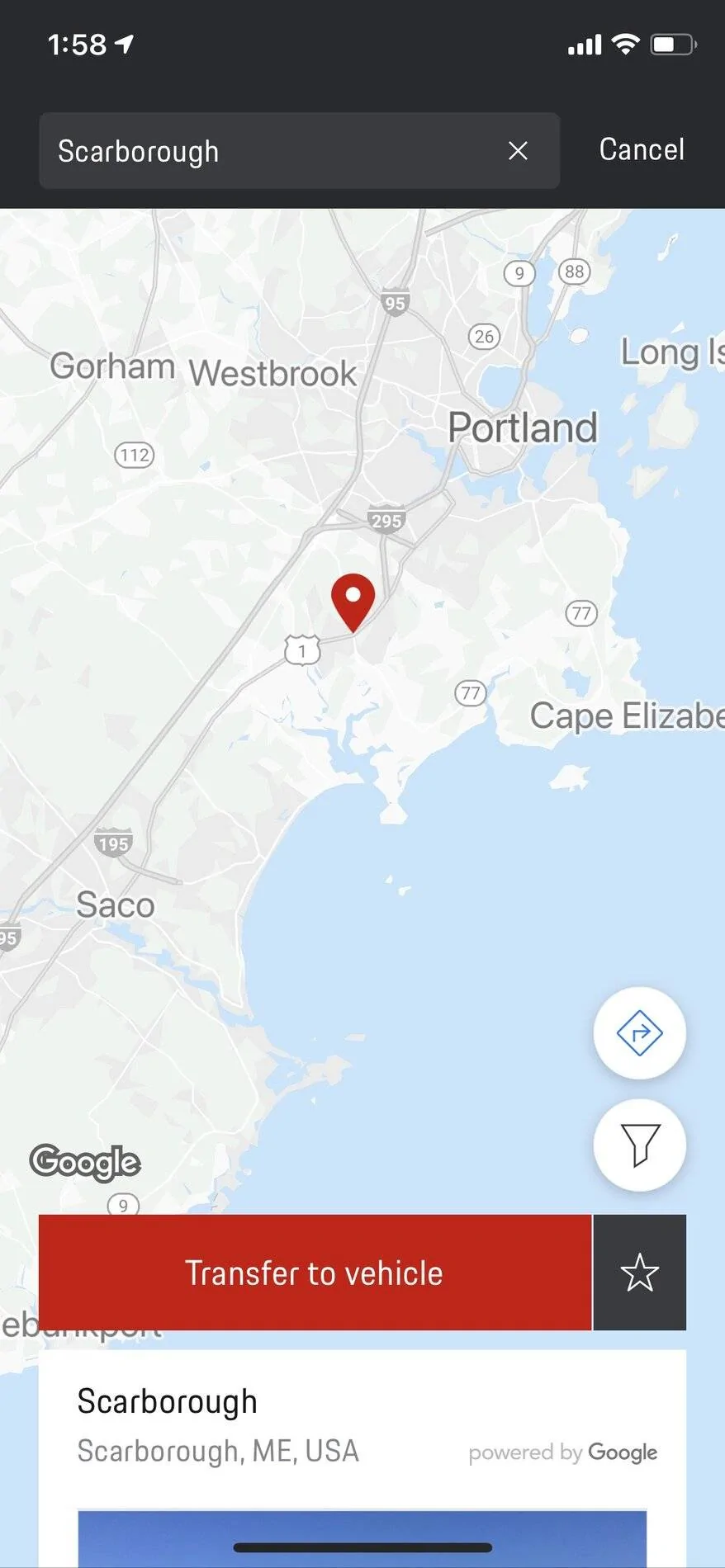 Porsche Taycan Need help locating DC fast charger 6D5B9590-20D7-4120-A99C-FFF1470F71C7