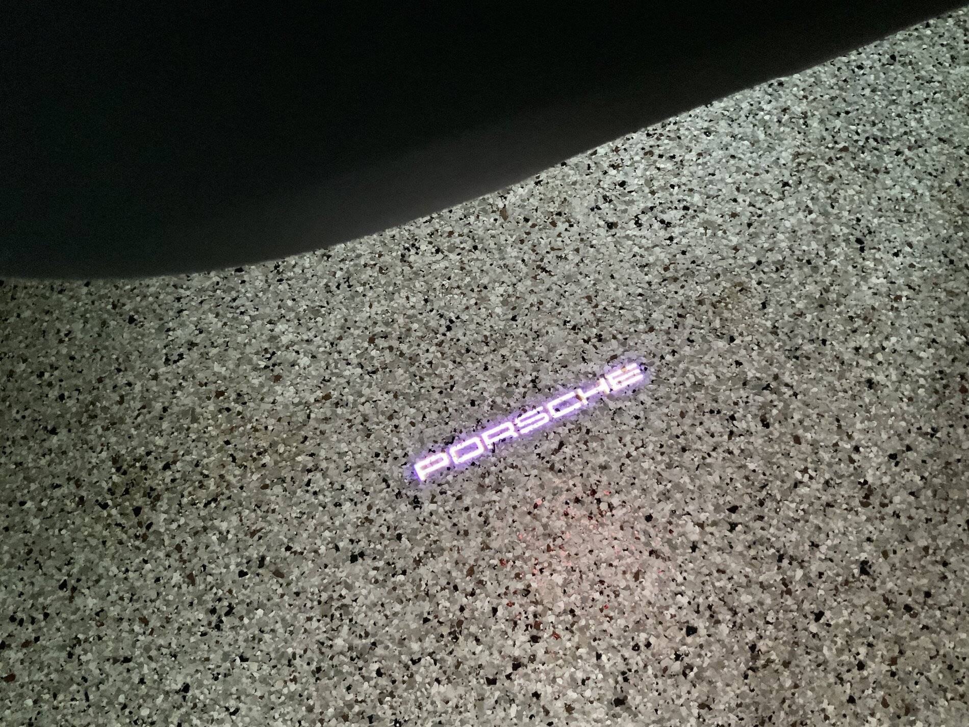 Porsche Taycan ‘PORSCHE’ Logo LED Door Courtesy Lights AC025FAD-FF57-48A8-B322-86C409459E91