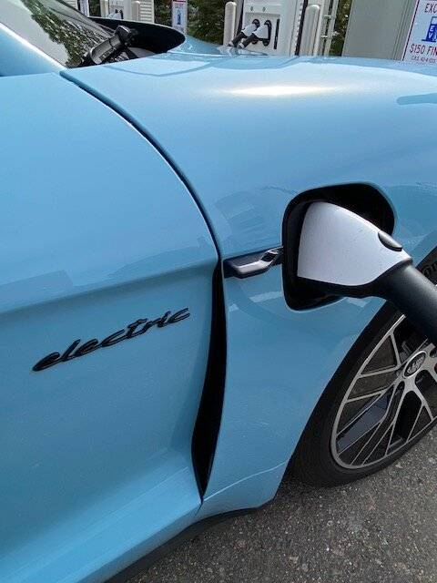 Porsche Taycan Electric badge IMG_9948