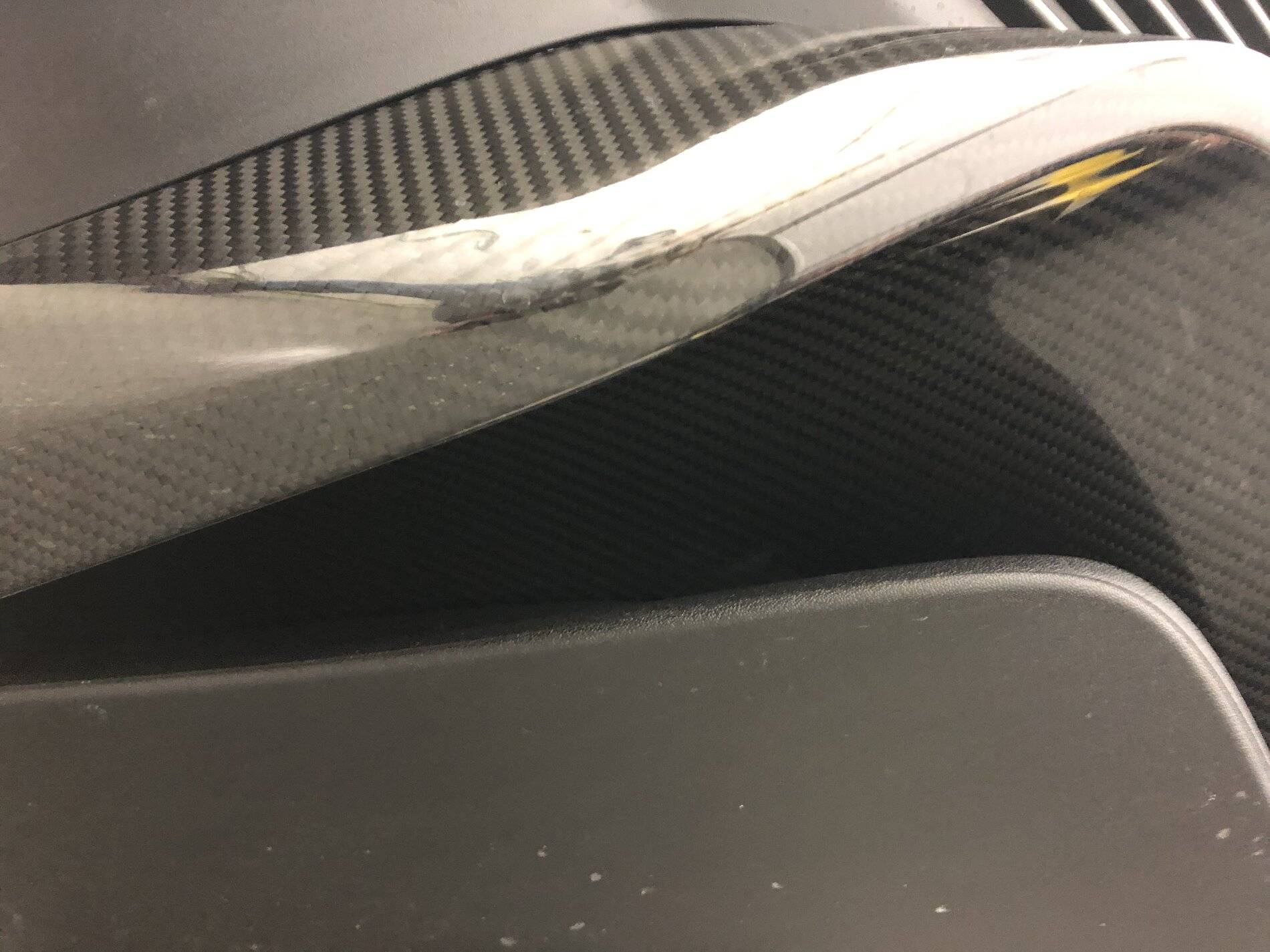 Porsche Taycan Does anyone else with full PPF have a seam like this? tempImagerZRIgL