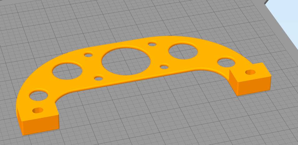 Porsche Taycan 3D Printed Removable Front Plate Mount for Taycan (Print Files Attached) MyLaps Transponder Mount