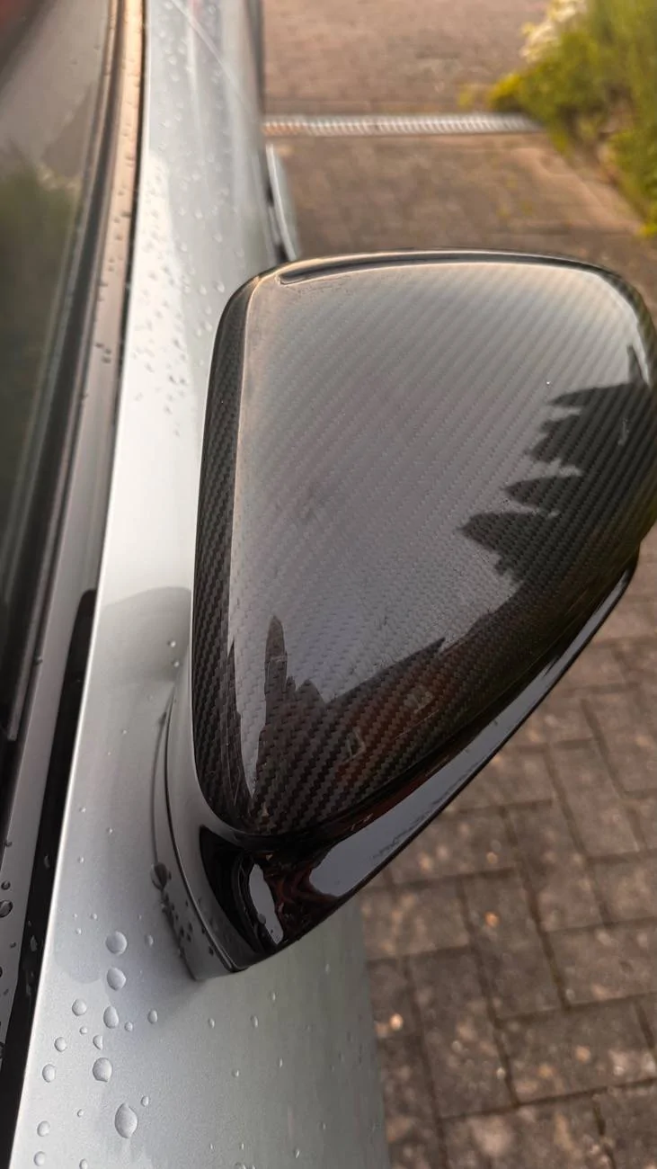 Porsche Taycan Carbon wing mirrors anyone IMG_8983