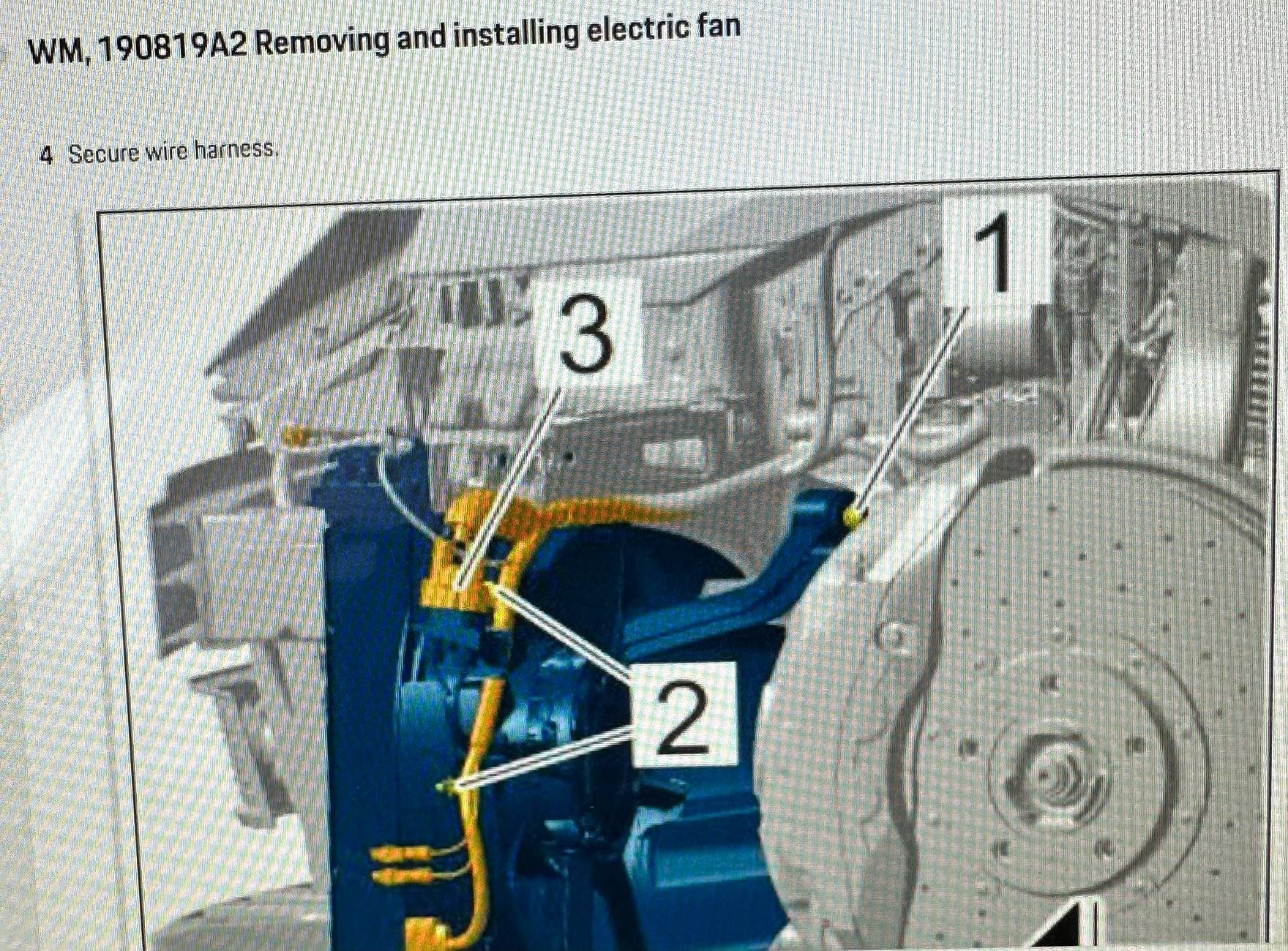 Porsche Taycan Unblock the fans on both radiators on right and left IMG_0183