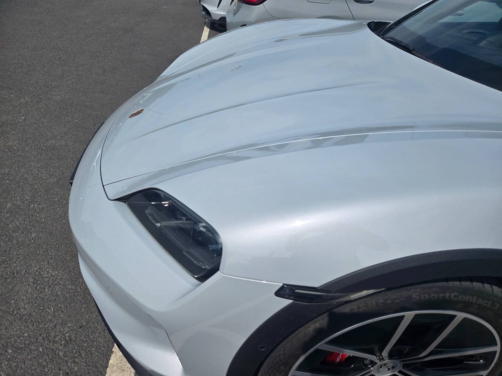 Porsche Taycan Remove front lip 20250613_145115