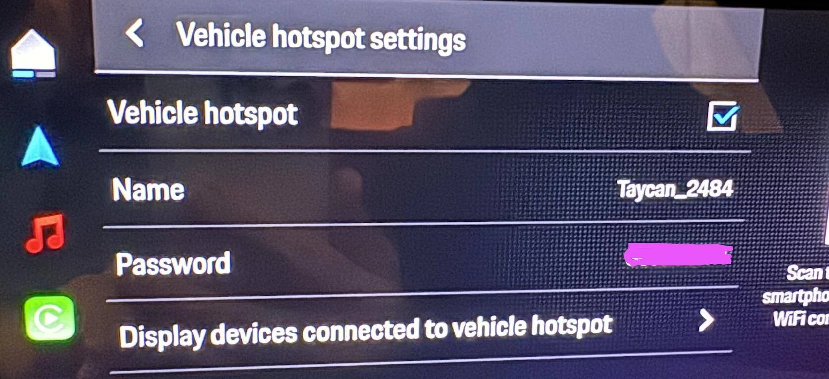 Porsche Taycan Using the wifi hotspot while also using apple CarPlay 1750107585341-qr