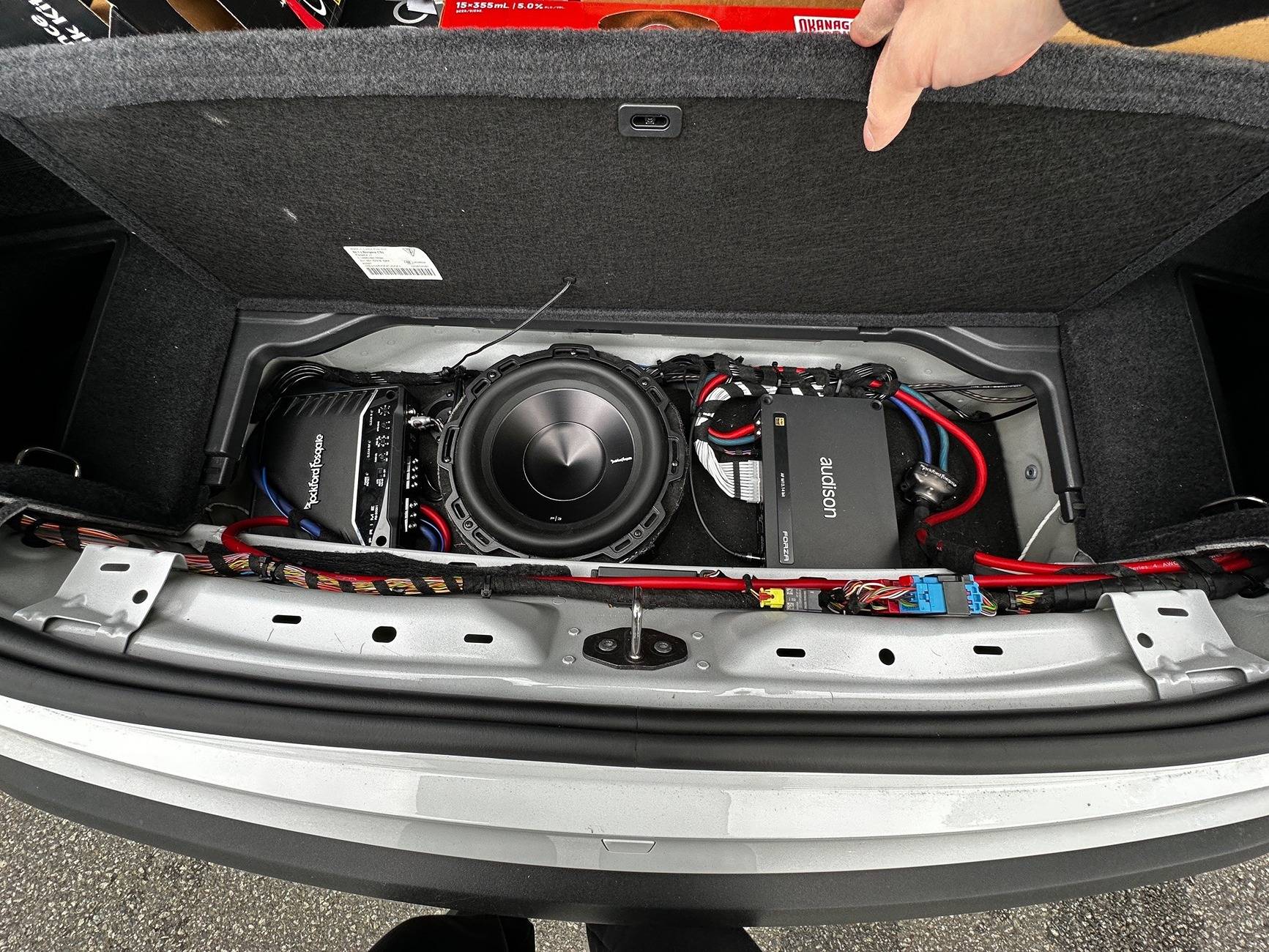 Porsche Taycan Removing tweeter and front speaker taycan