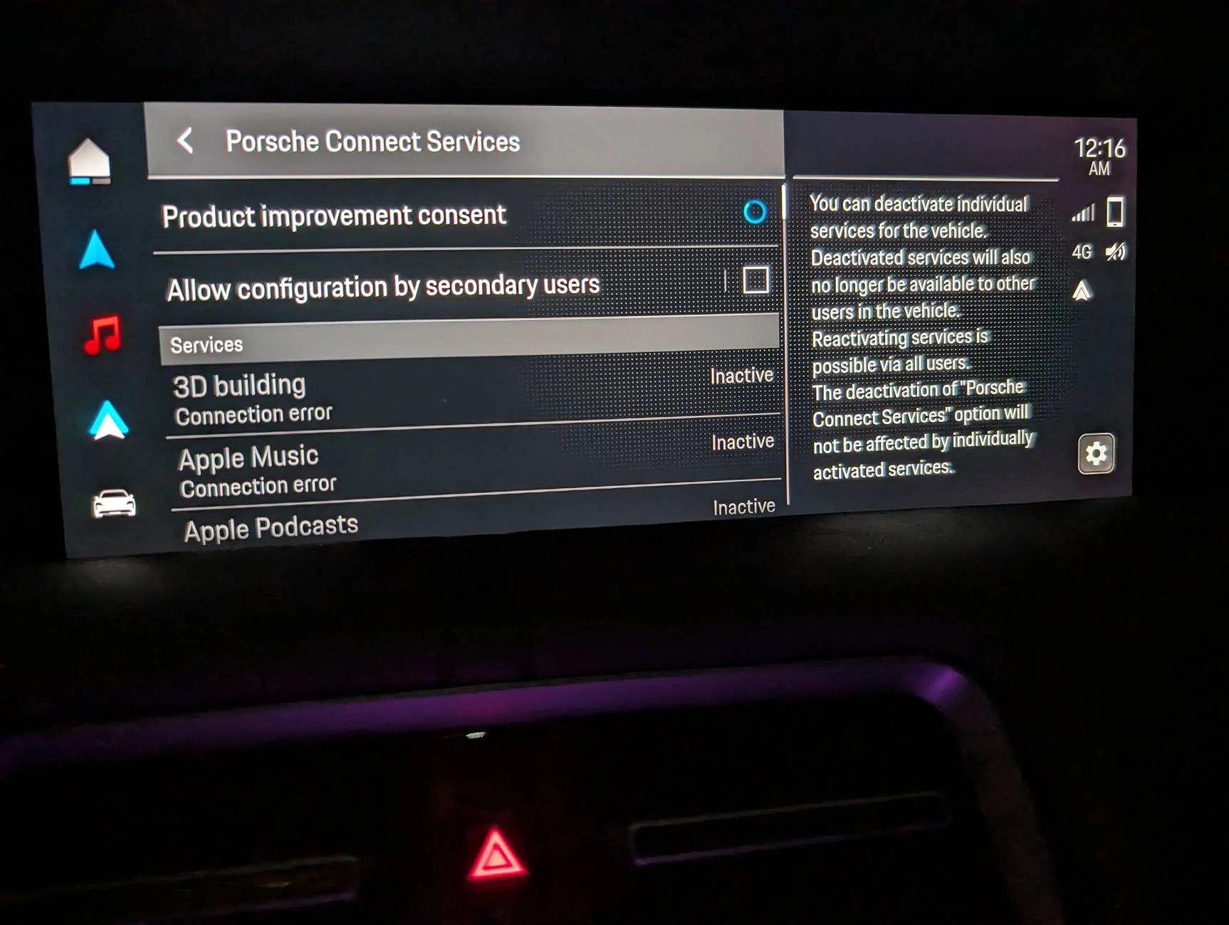 Porsche Taycan Trip planner in app not working PXL_20250623_041631150