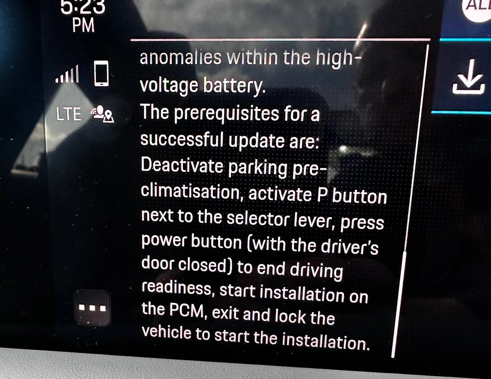 Porsche Taycan WRS0 software available IMG_3611