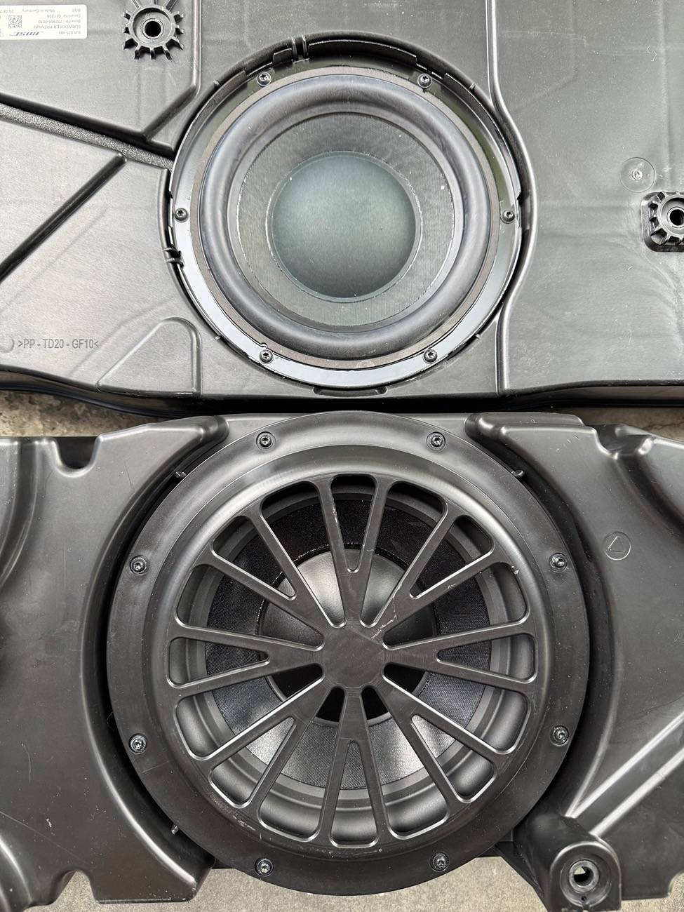 Porsche Taycan Bose to burmester retrofit IMG_5415
