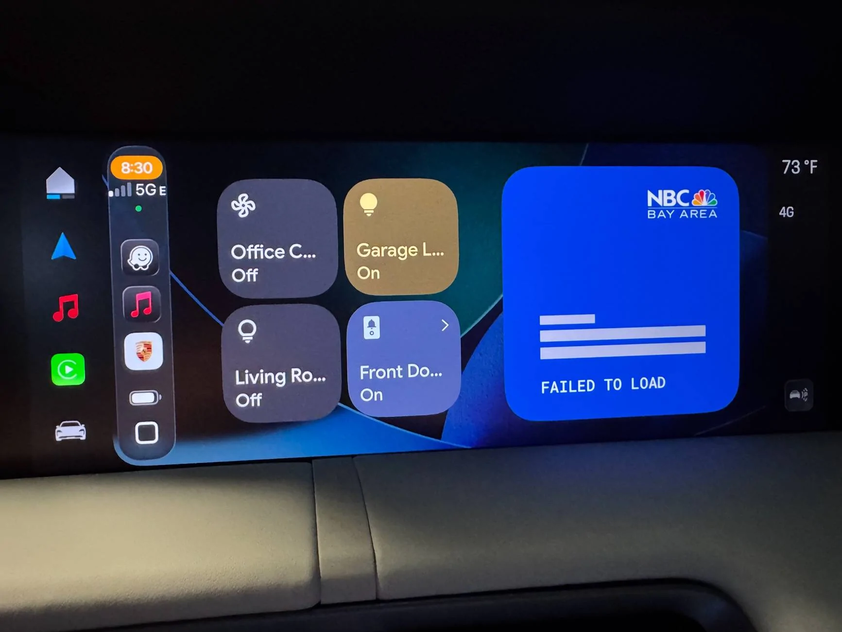 Porsche Taycan Apple CarPlay with iOS 26 Beta IMG_3549