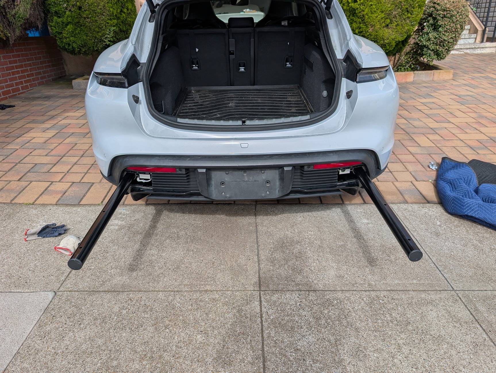 Porsche Taycan Retrofit: GTS Sport Turismo Rear Bike Carrier (NG1) PXL_20250628_000838787